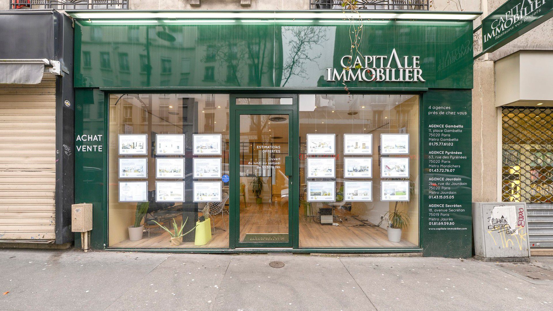 Notre agence immobilière à Paris Secretan