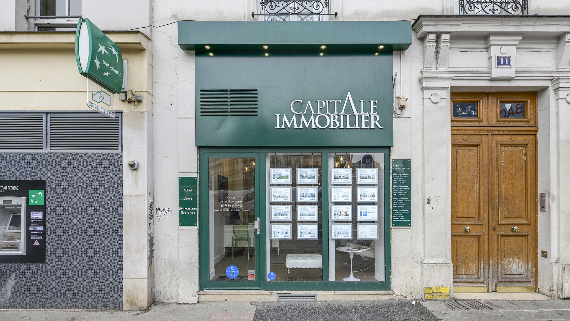 Notre agence immobilière à Paris Gambetta